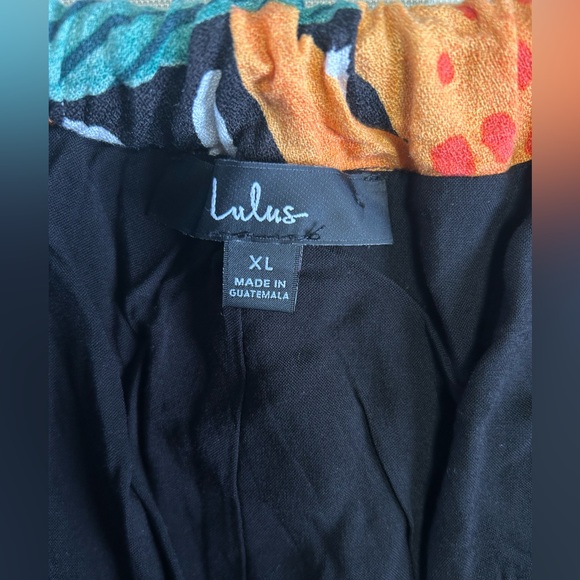 Lulu's Classic Black Rayon Garment - Picture 7 of 8